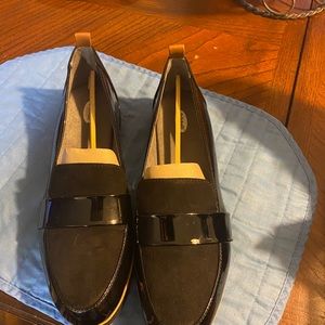 Ladies patten and suede loafers 9.5